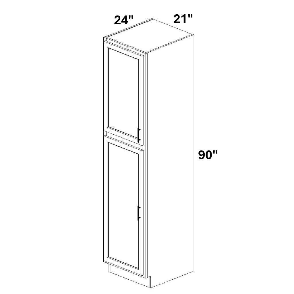 Pantry Cabinet Single Door Top and Bottom