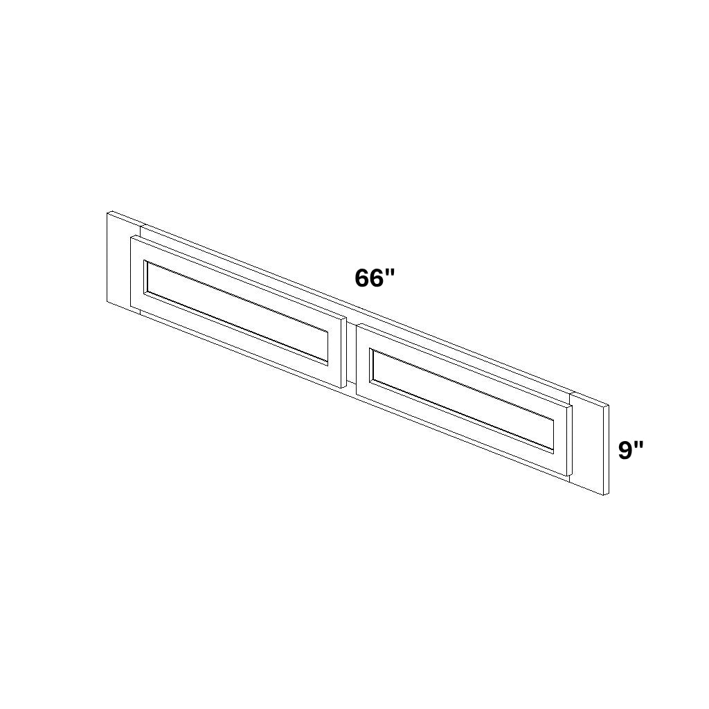 66" Valance 2 Door - Trimmable to 60"