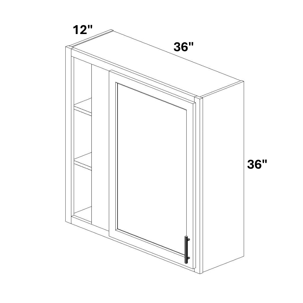 Wall Blind - Actual 36" (Min 37" Max 40.5") / 1 Door