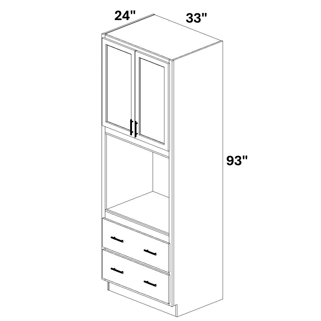 Single Oven Cabinet 2 Deep Drawers @ Bottom