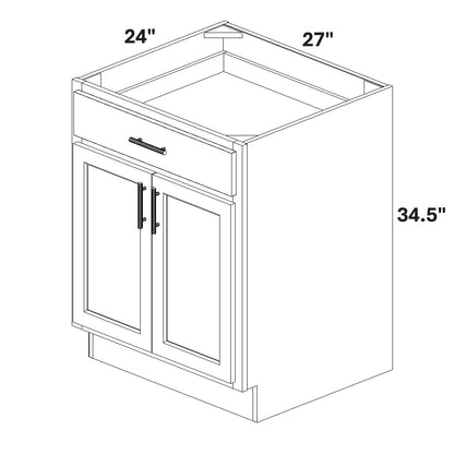 Base 2 Butt Doors / 1 Drawer