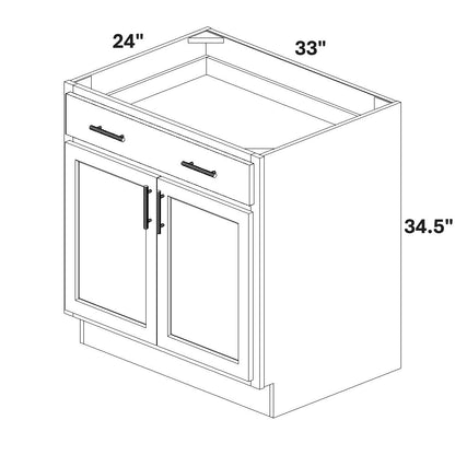 Base 2 Butt Doors / 1 Drawer