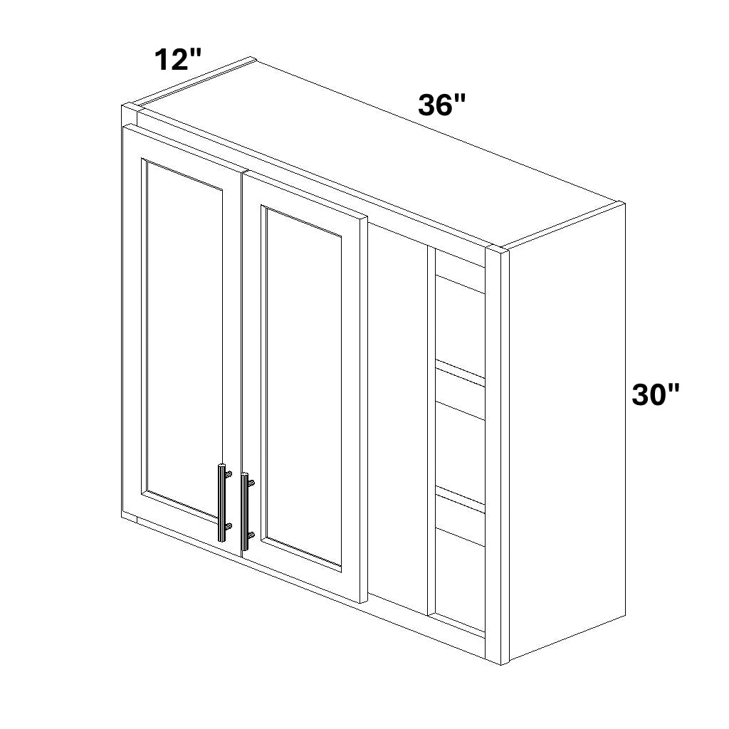 Wall Blind - Actual 36" (Min 37" Max 40.5") / 2 Butt Doors