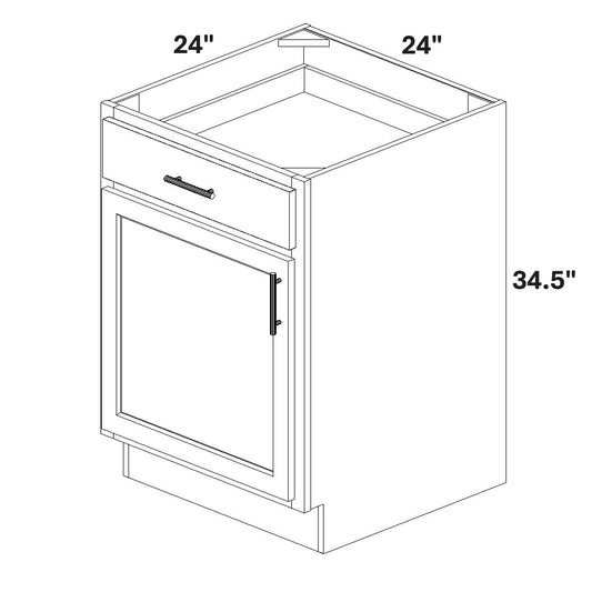 Base 1 Door / 1 Drawer