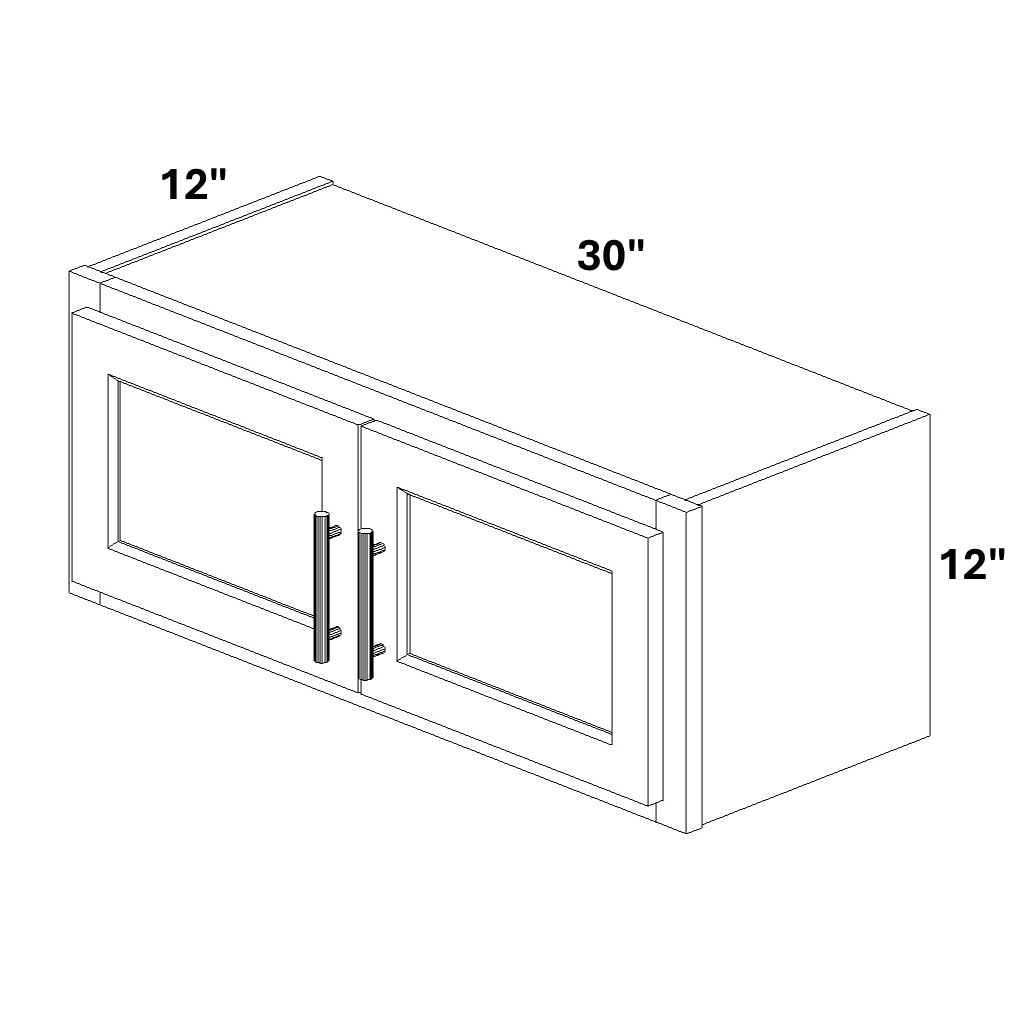 2 Butt Door Wall Bridge Cabinet