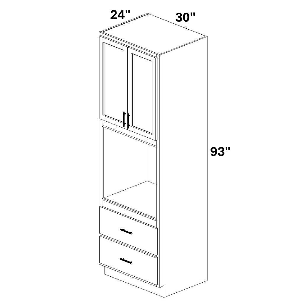 Single Oven Cabinet 2 Deep Drawers @ Bottom