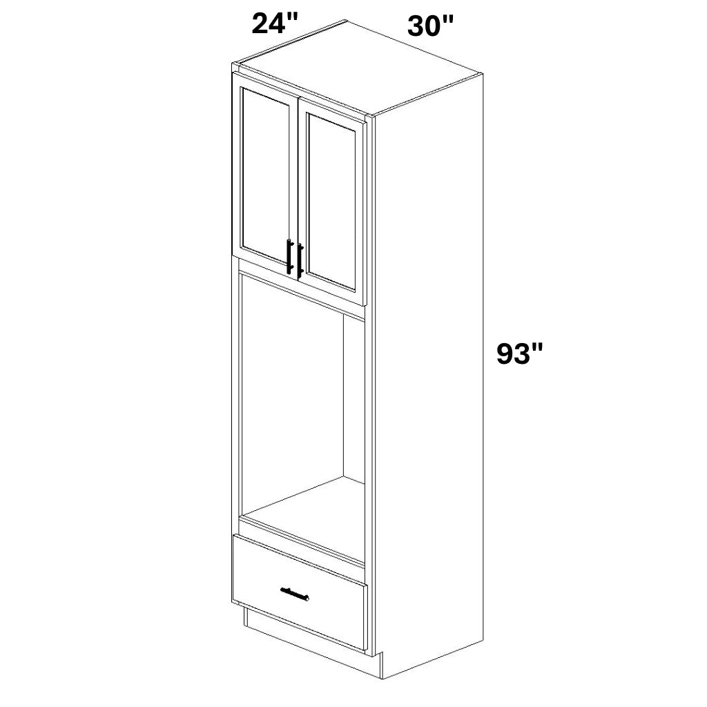 Double Oven 1 Drawer @ Bottom