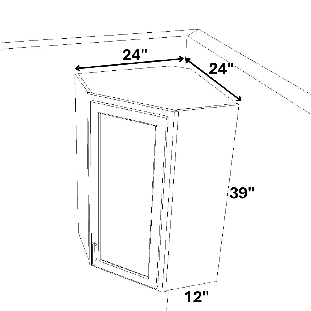 Wall Diagonal Corner Cabinet