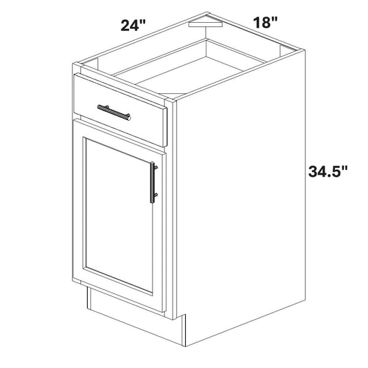 Base 1 Door / 1 Drawer