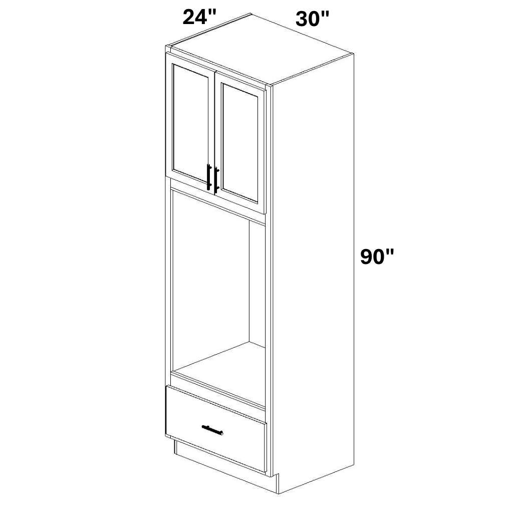 Double Oven 1 Drawer @ Bottom
