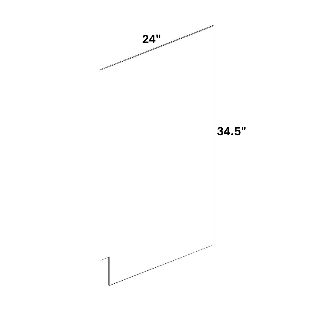 End panel for  Base cabinet (Left)