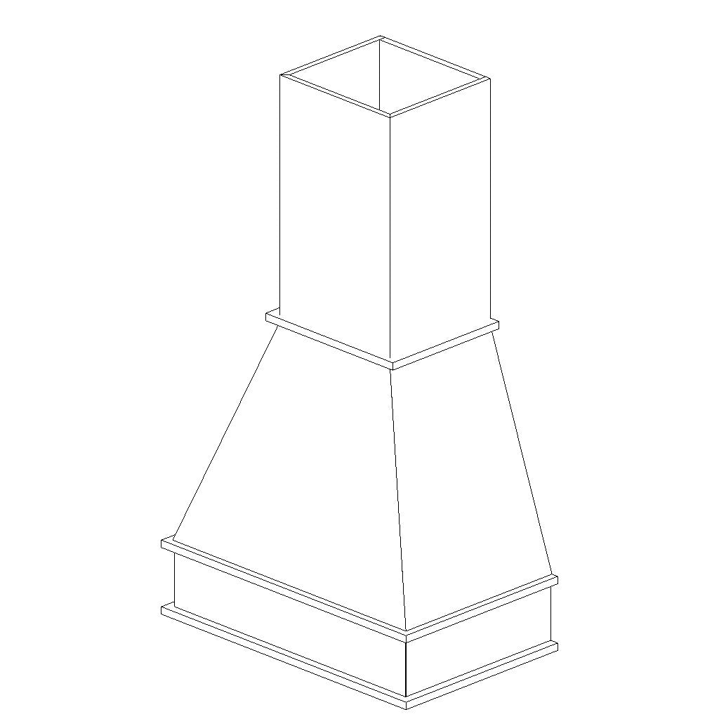 32.25" Smooth Traditional Chimney Hood
