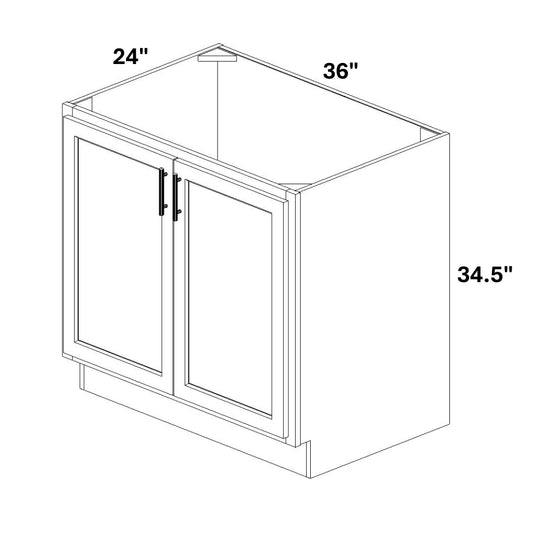 Base 2 Full Height Butt Doors