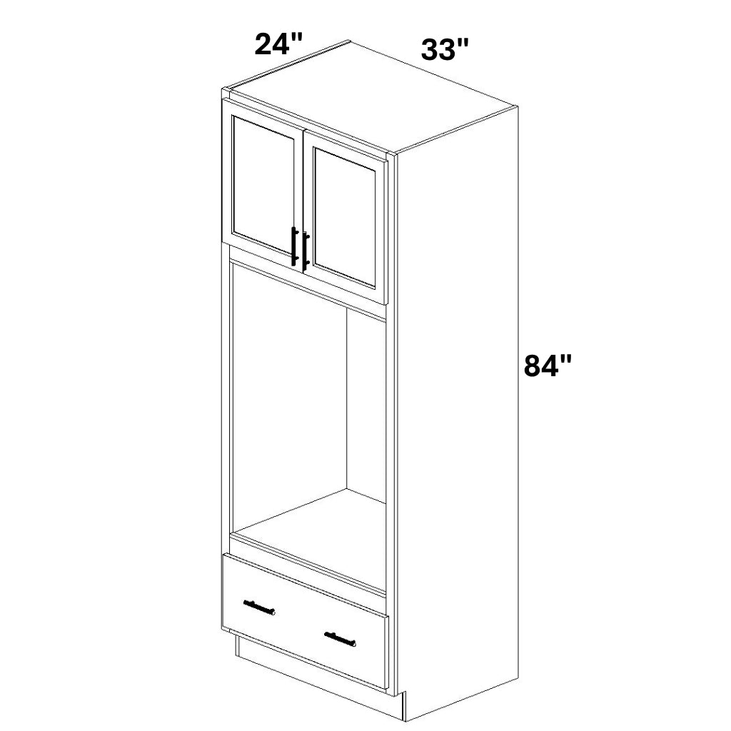 Double Oven 1 Drawer @ Bottom