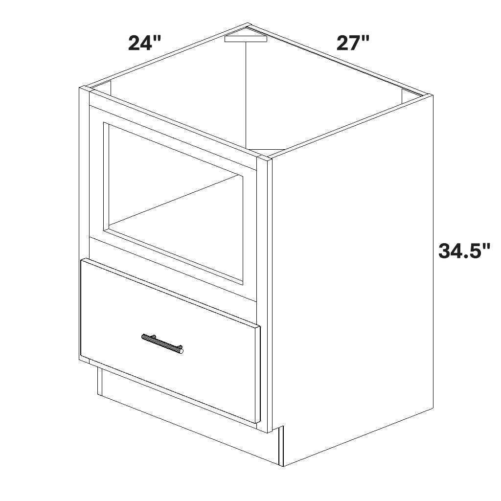 Microwave Base w/ Single Bottom Drawer